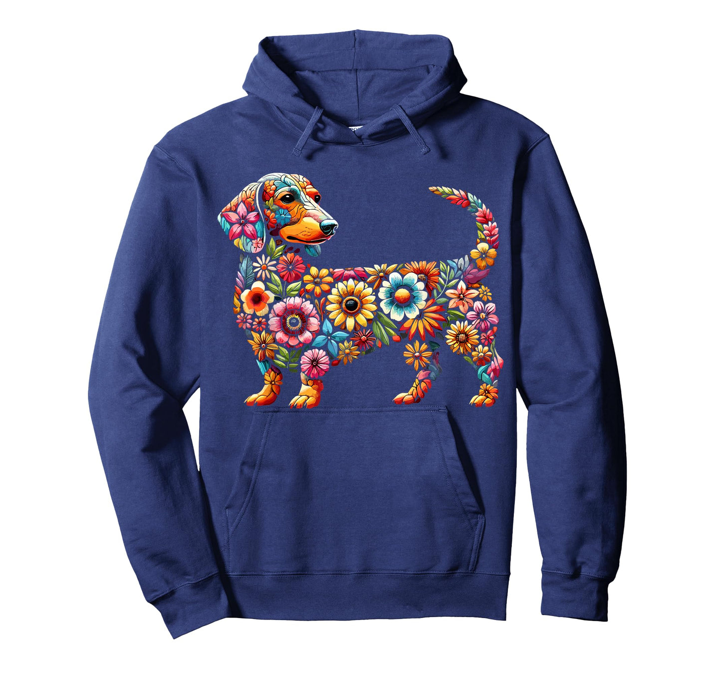 Dachshund Flower Funny Dog T-Shirt