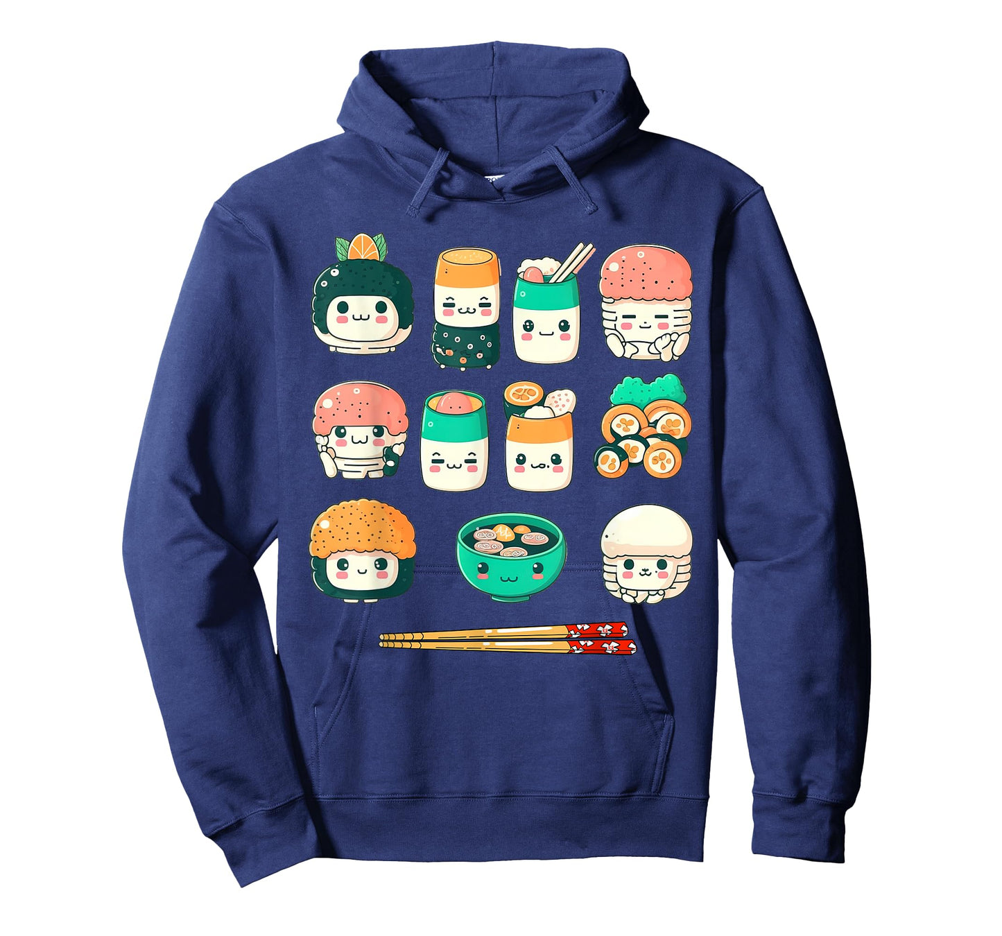 Funny Japanese Food Sushi Kawaii Sushi Lovers Anime Otaku T-Shirt