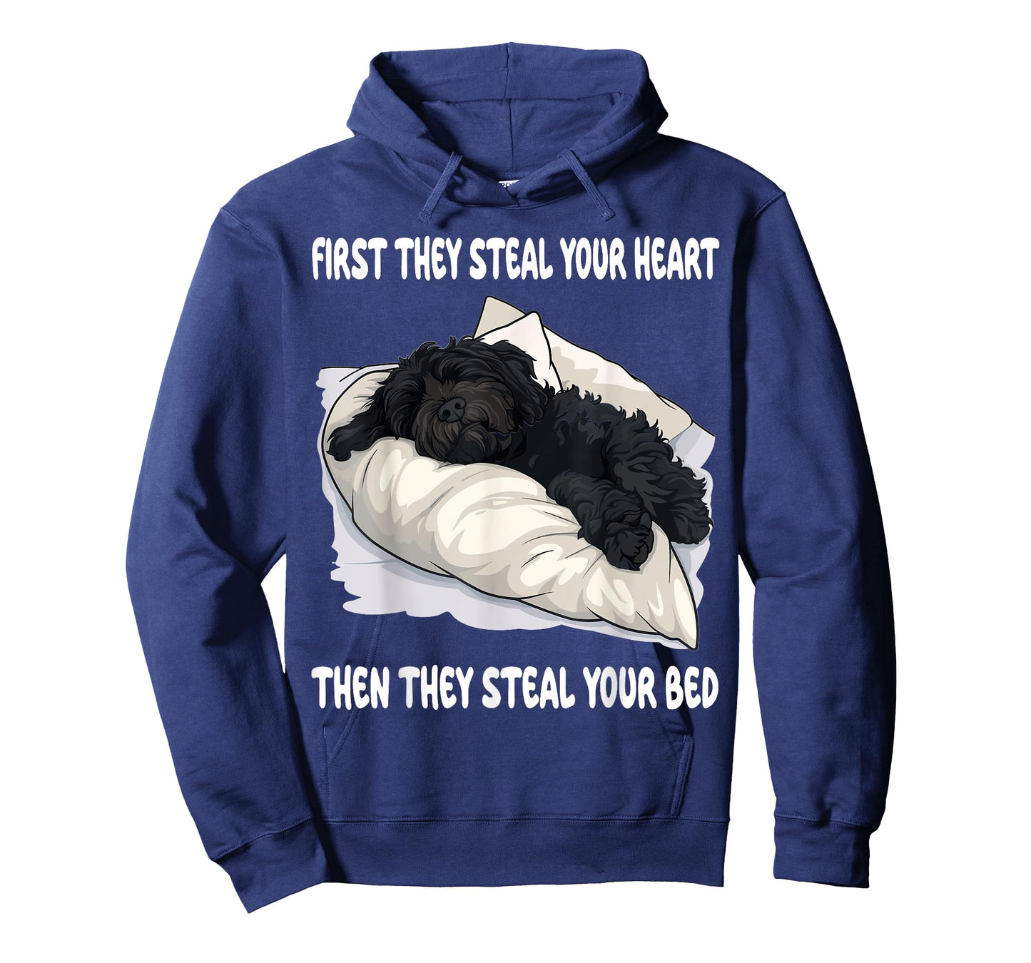Portuguese Water Dog Sleeping Pajamas Nightgown Men Women Girls Kids T-Shirt