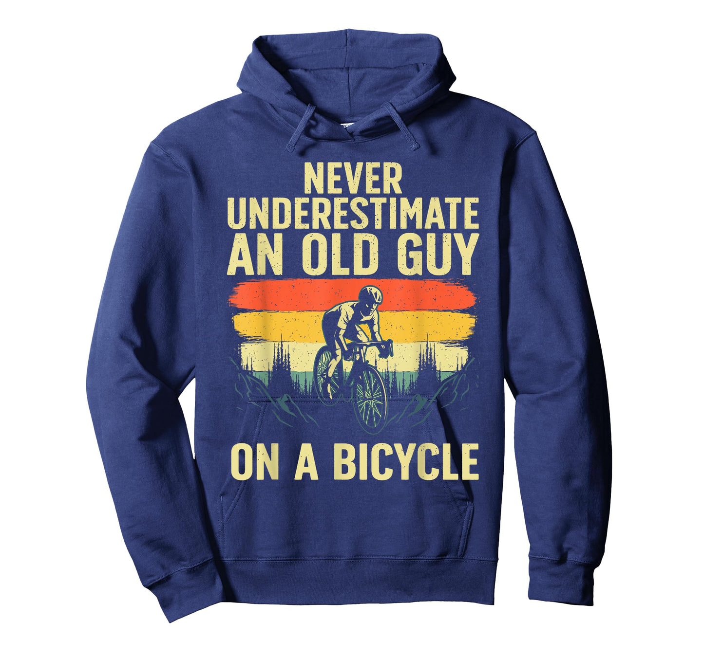 Cool Cycling Art For Men Grandpa Bicycle Riding Cycle Racing T-Shirt