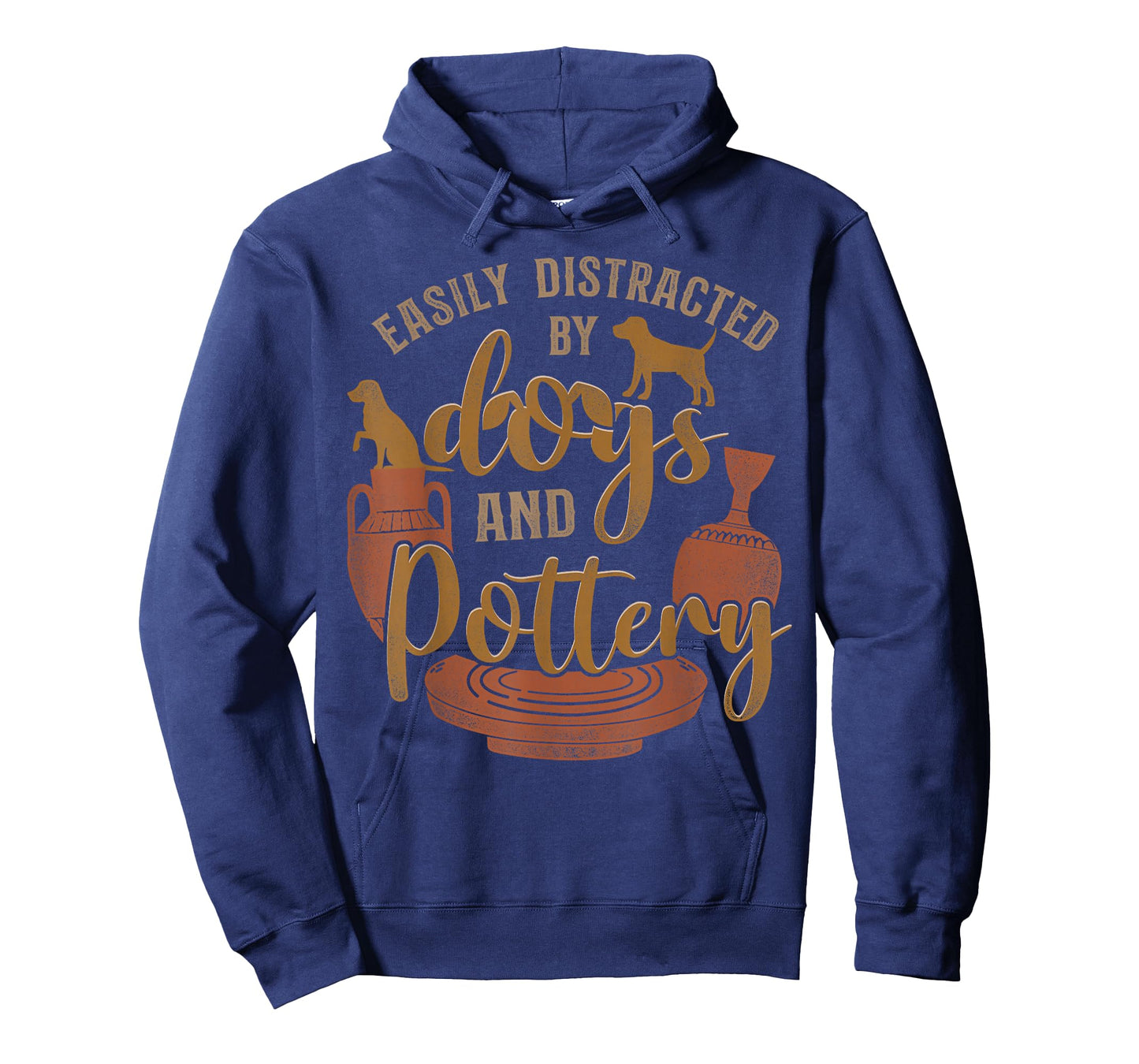 Pottery Ceramics Artist Dog Easily Distracted By Dogs And T-Shirt