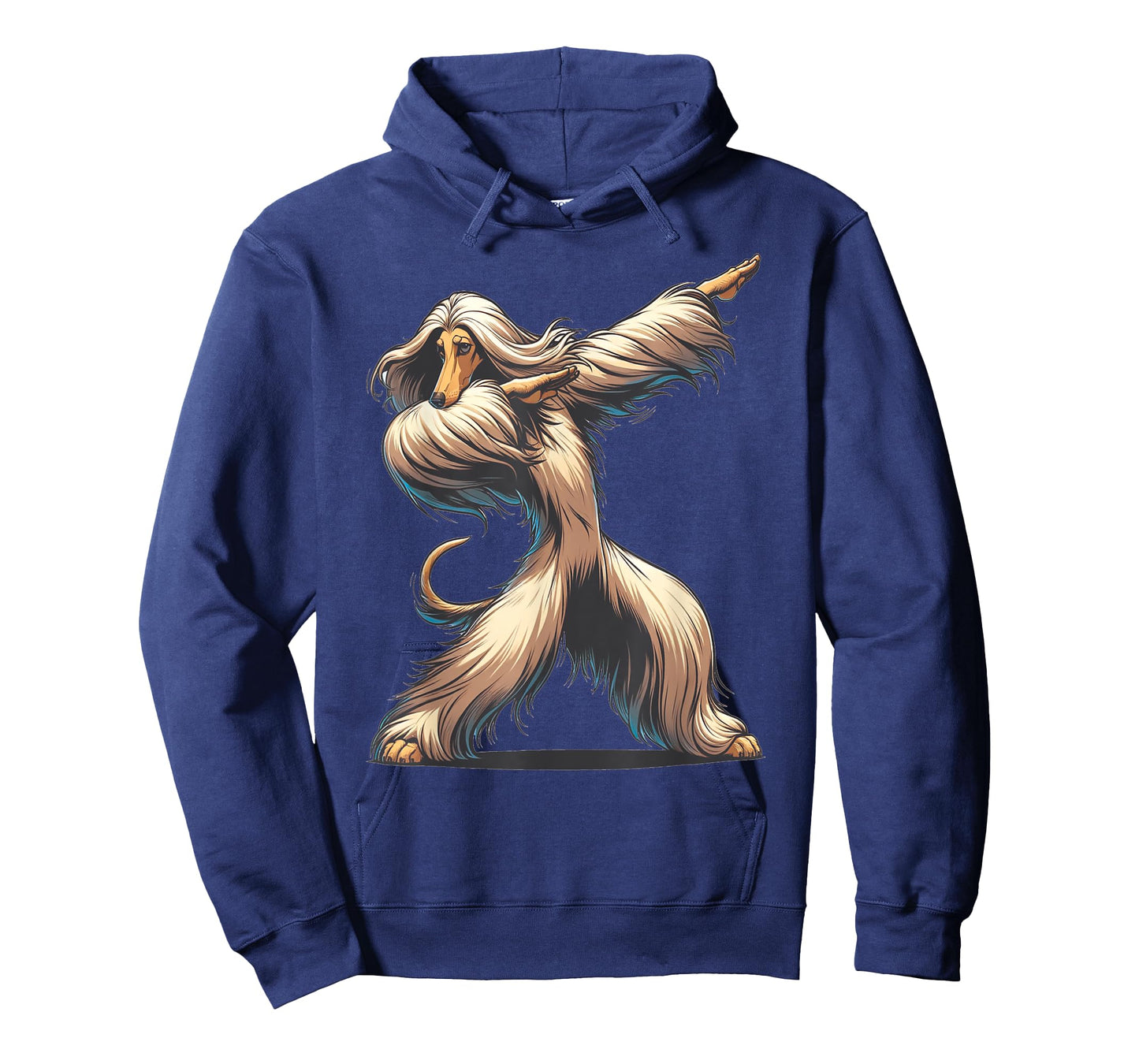 Dab Afghan Hound Dancing Dabbing Dog T-Shirt, Small