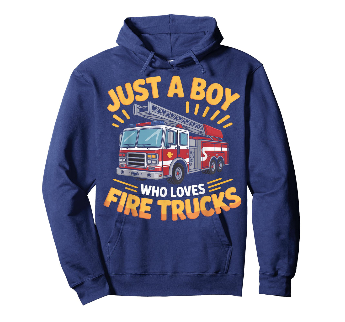 Little Firefighter Just A Boy Who Loves Fire Trucks T-Shirt