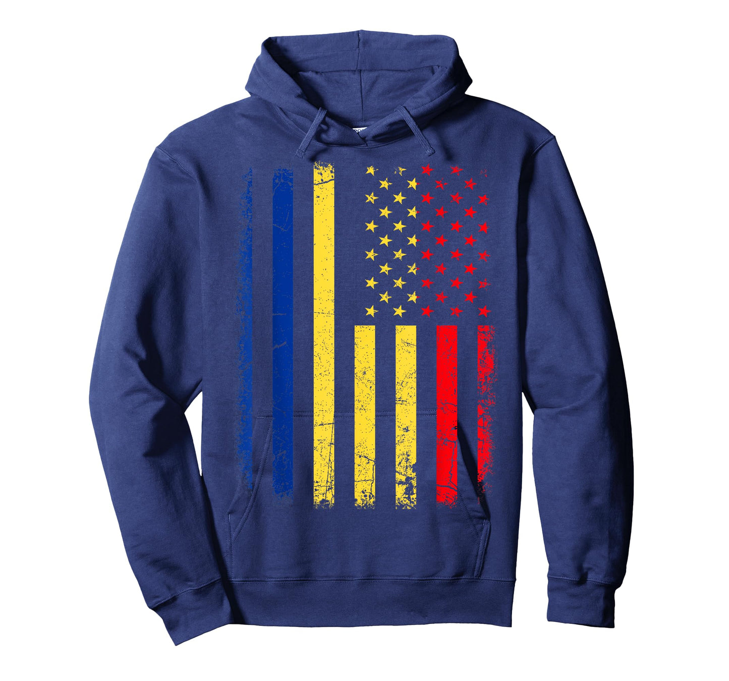 Romanian American Flag Romania America Pride Heritage T-Shirt