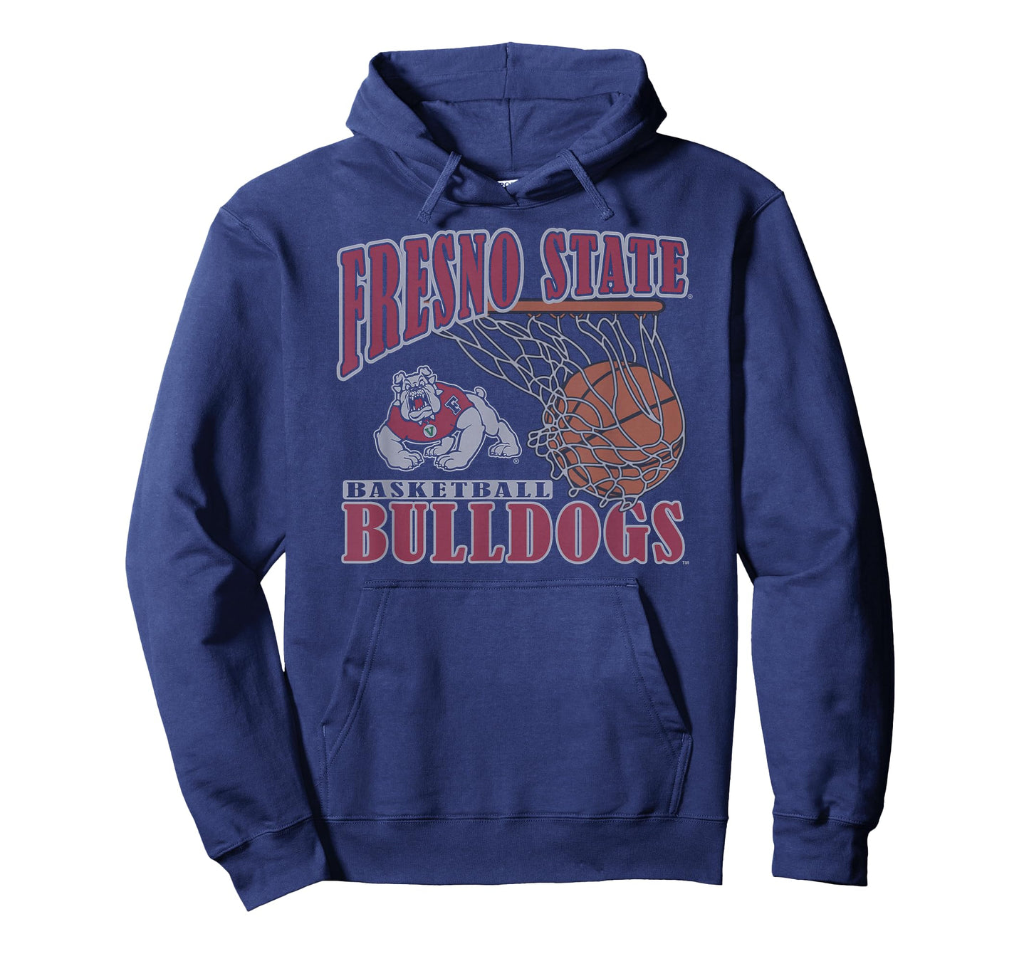 Fresno State Bulldogs Basketball Vintage Lift Navy T-Shirt