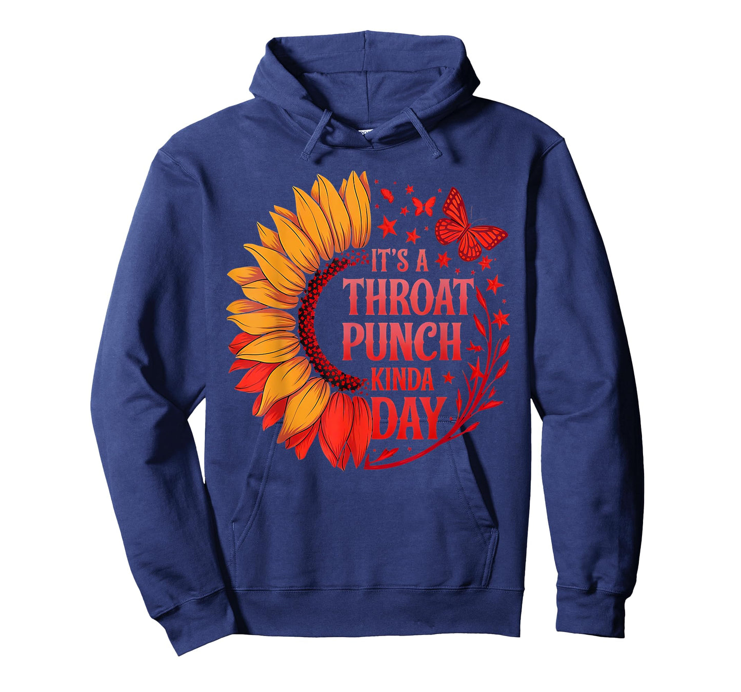 It's A Throat Punch Kind Of Day Sarcastic Skeleton Women's T-Shirt