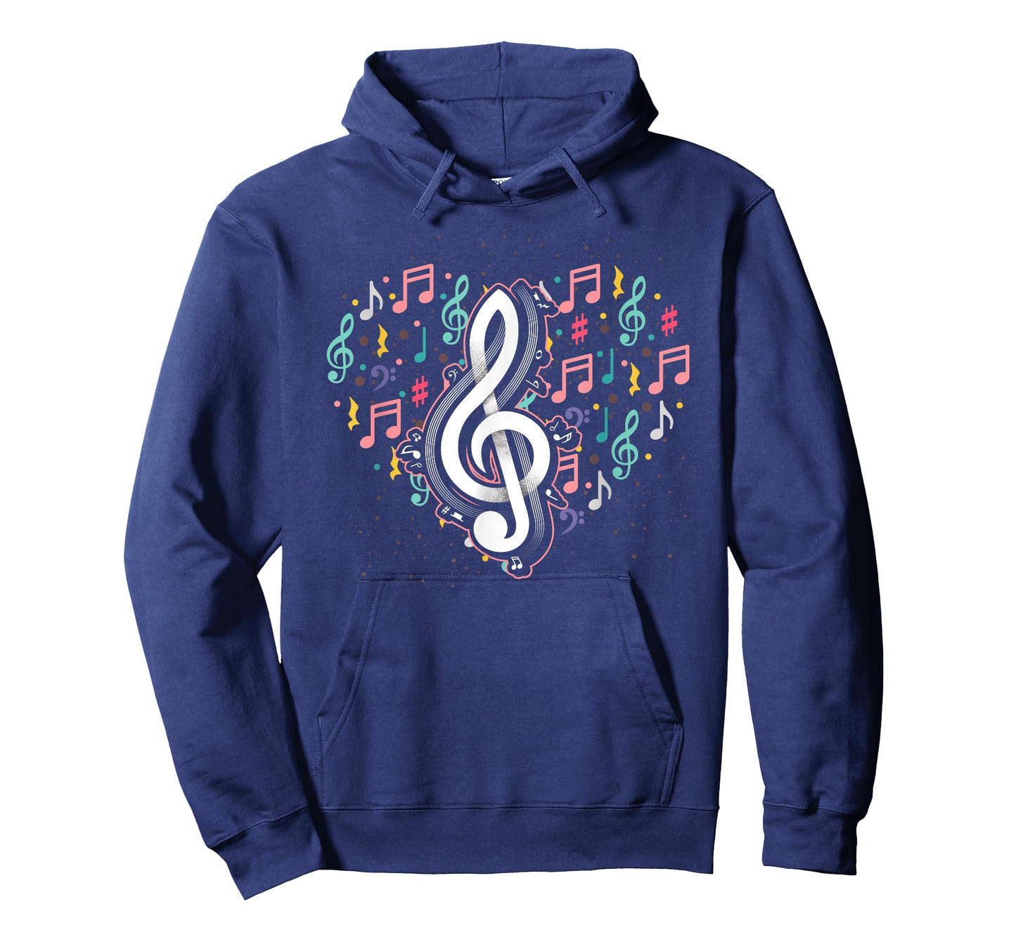 Music Lover Treble Clef Heart Music Notes Musician Music T-Shirt