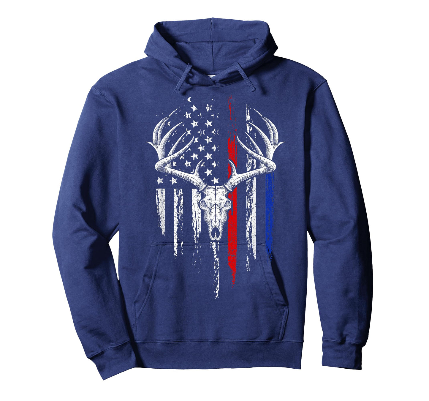 Bowhunting American Flag USA Bow Whitetail Deer Hunter Gift T-Shirt