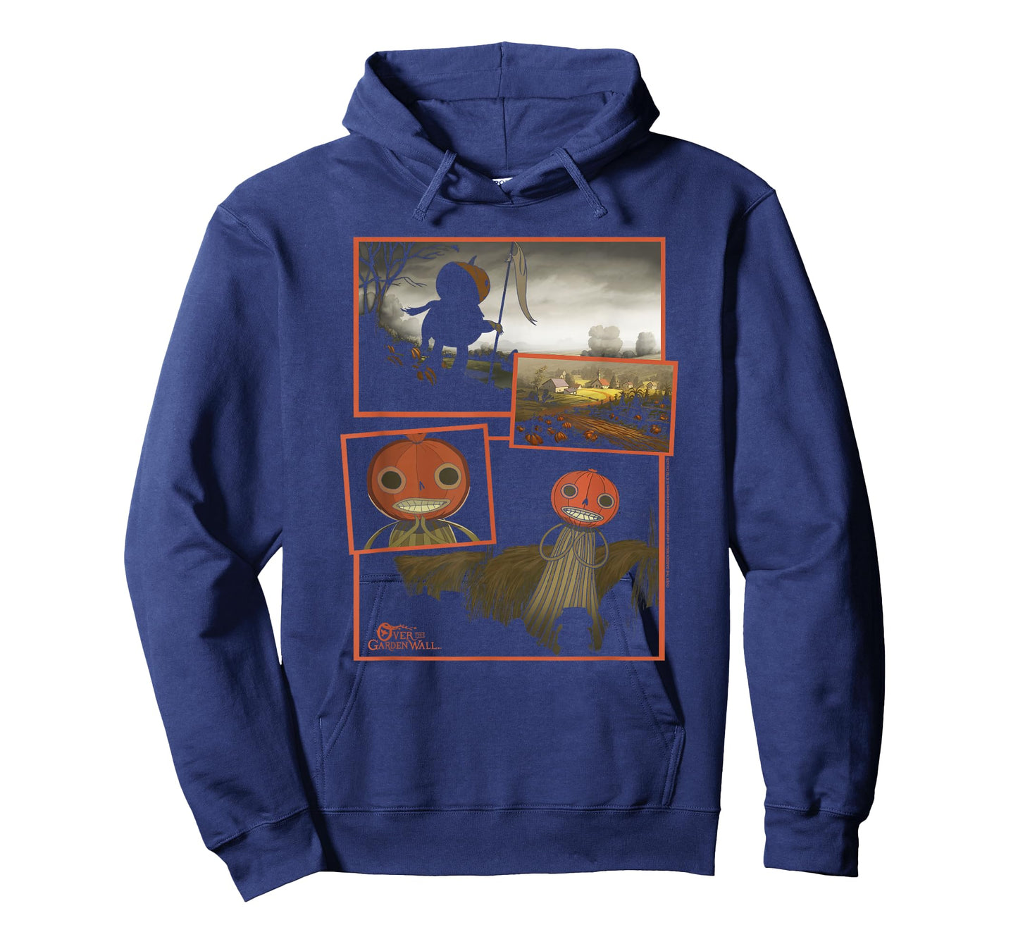 Over The Garden Wall Pumpkin People Collage Spooky Cartoon T-Shirt
