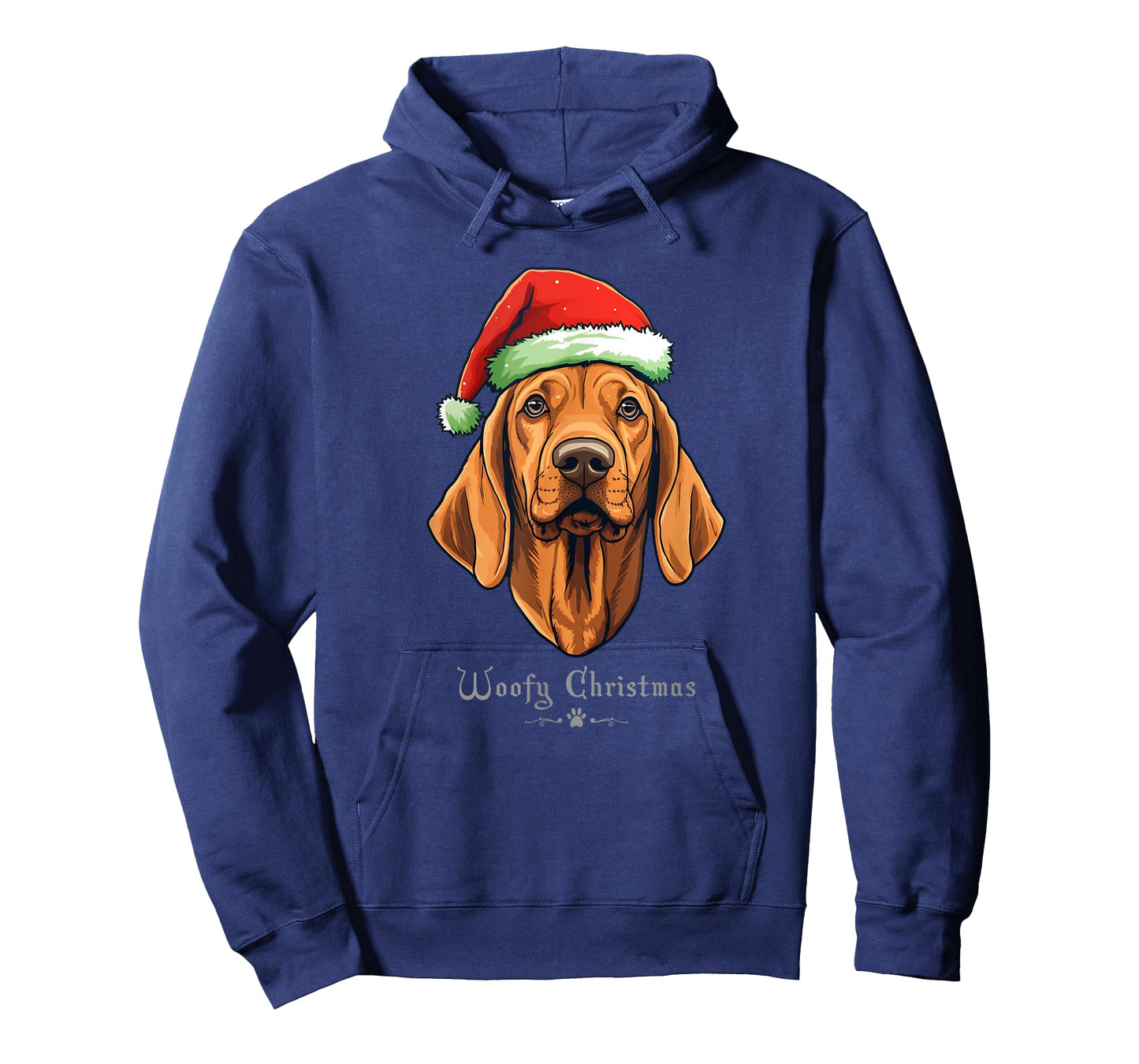 Redbone Coonhound Dog Funny Woofy Christmas Simple Design T-Shirt for Men Women Kids