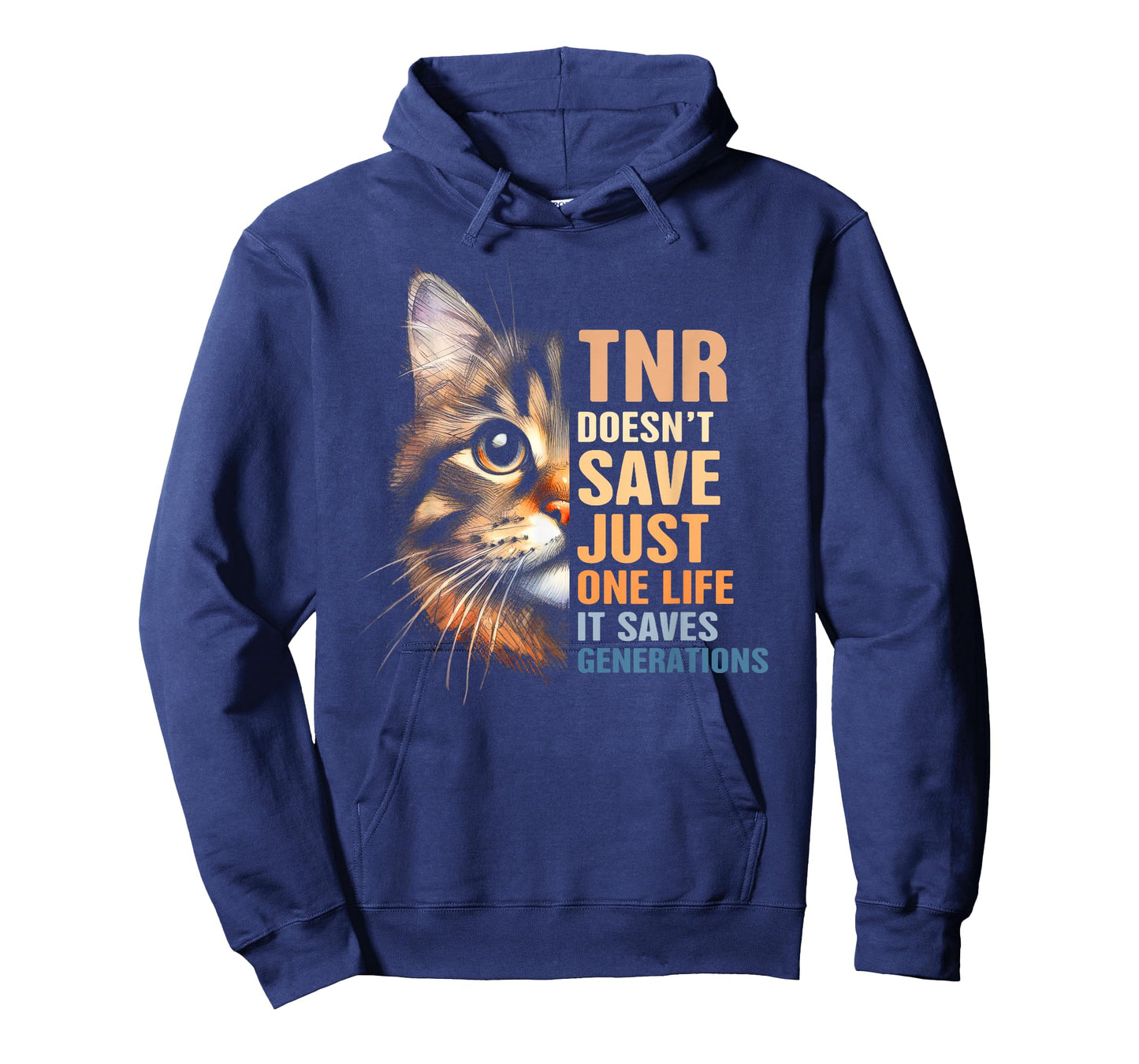 Cat Rescue TNR Doesn't Save Just One Life Saves Generations T-Shirt