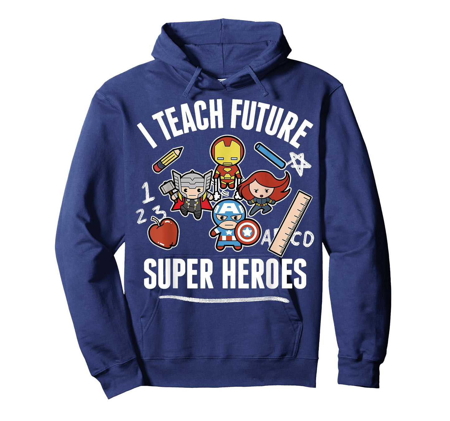 Marvel Avengers Classic I Teach Super Heroes Graphic T-Shirt