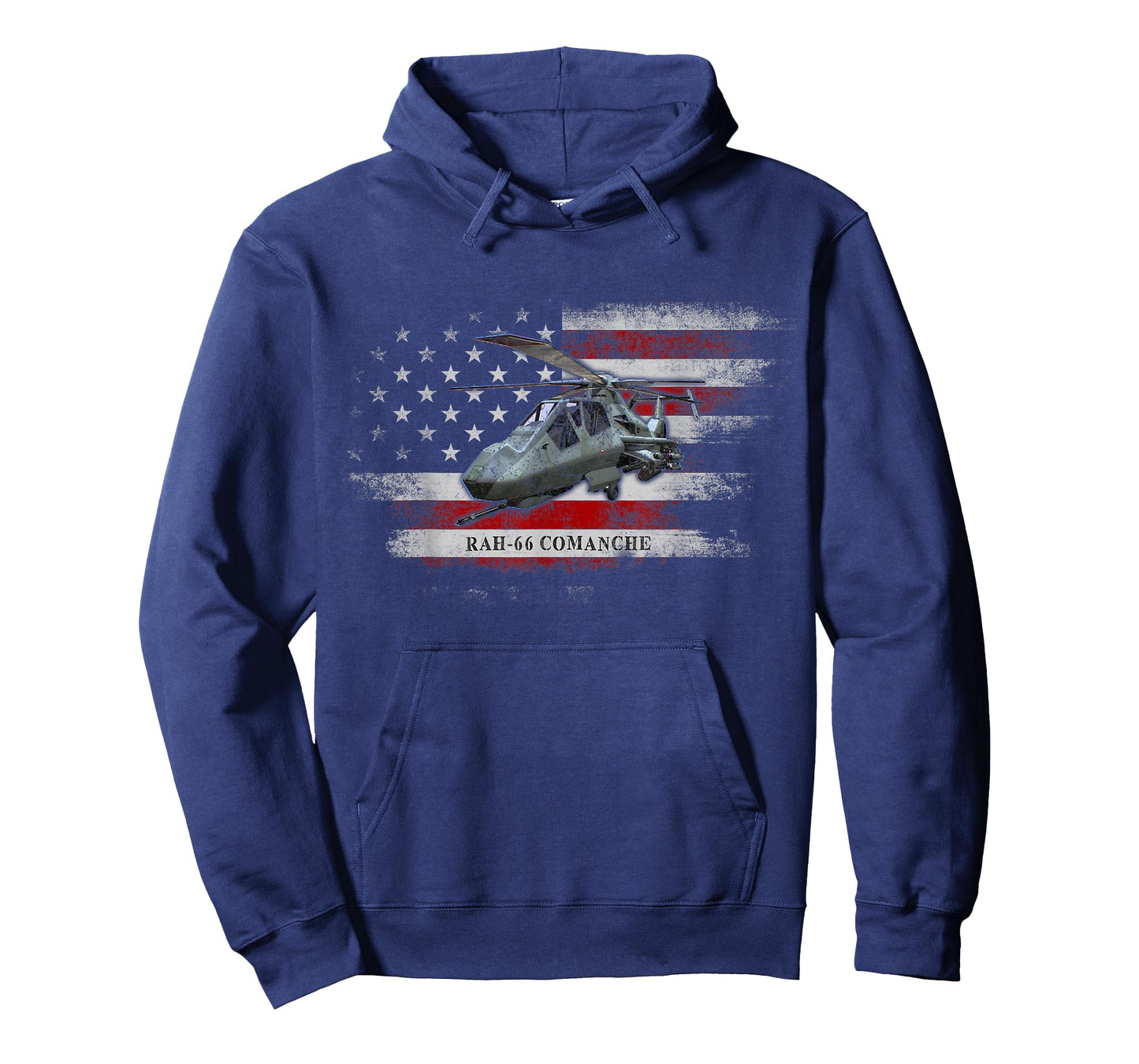 RAH-66 Comanche Helicopter USA Flag Helicopter Pilot Gifts T-Shirt