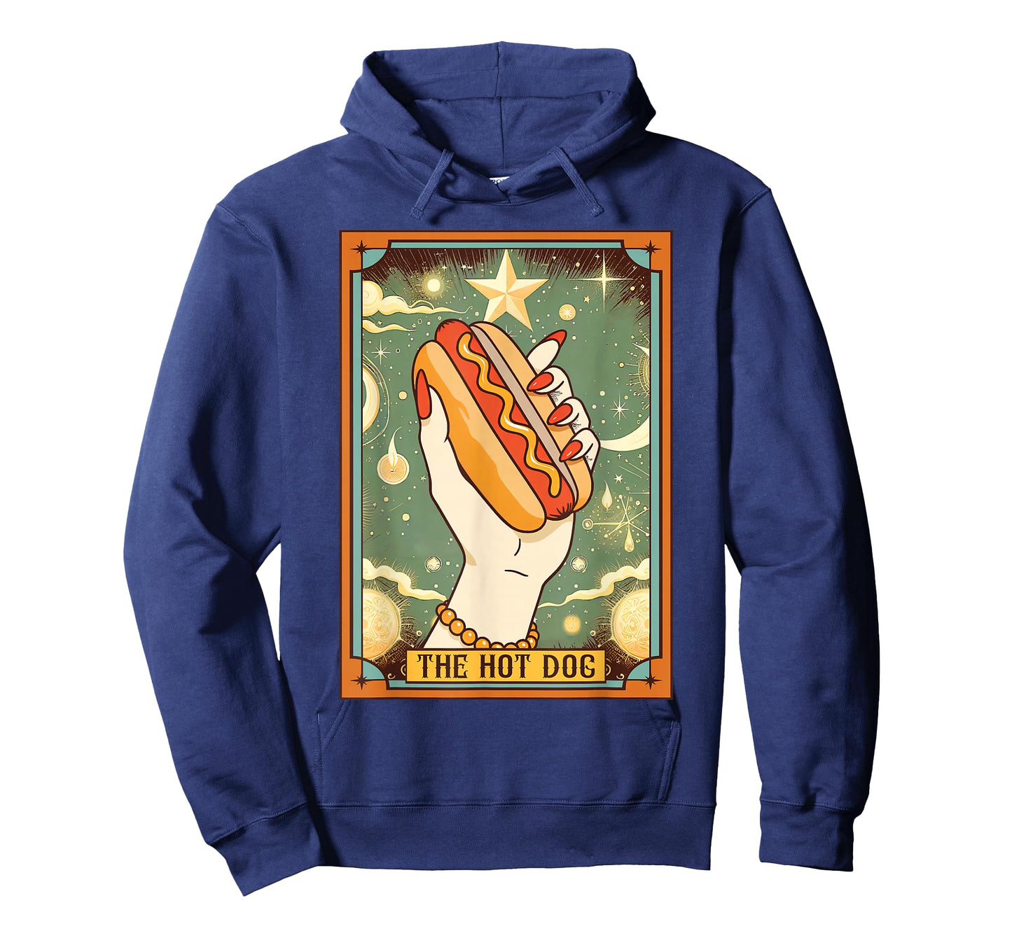 Hot Dog Bun Lover Foodie Food Lover The Hot Dog Tarot Card T-Shirt
