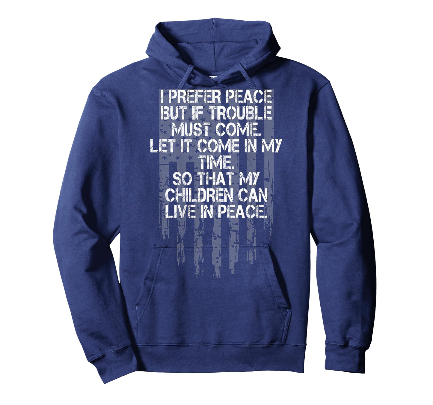 I Prefer Peace But If Trouble Must Come Let It Come (back) T-Shirt