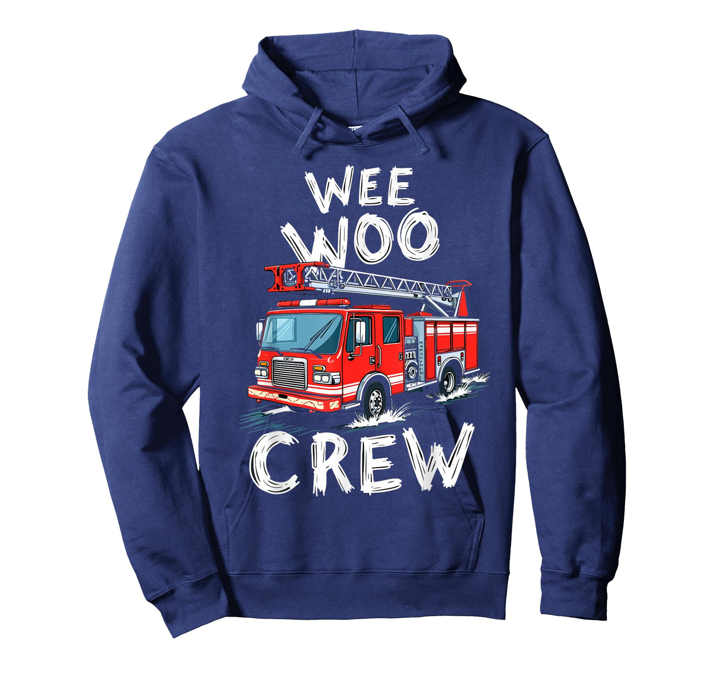 Funny Fire Truck Wee Woo Crew Firetruck Lover Men Women Kids T-Shirt