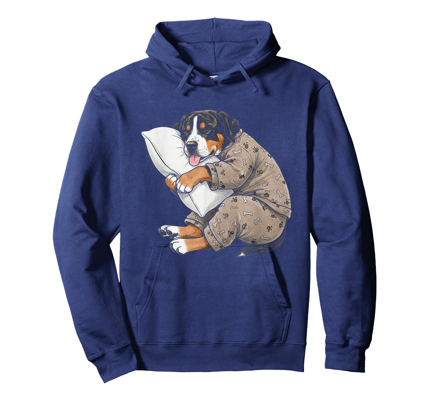 Funny Sleepy Greater Swiss Mountain Dog Pajama Adults Kids T-Shirt