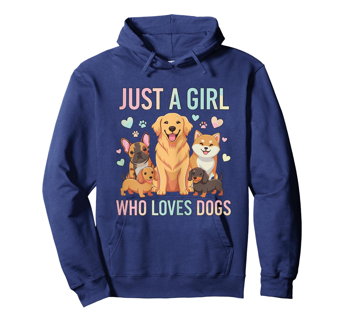 Funny Just A Girl Who Loves Dogs T-Shirt