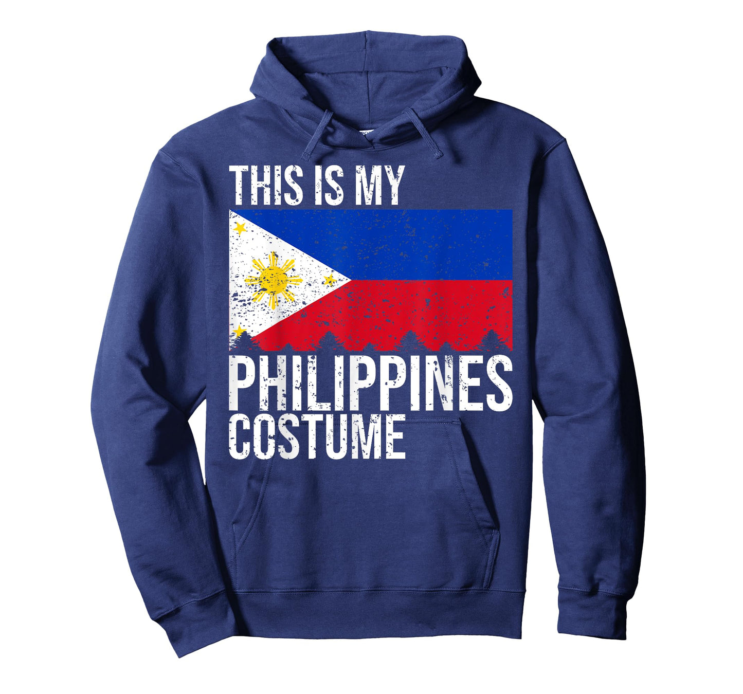 Vintage This Is My Philippines Flag Costume for Halloween T-Shirt