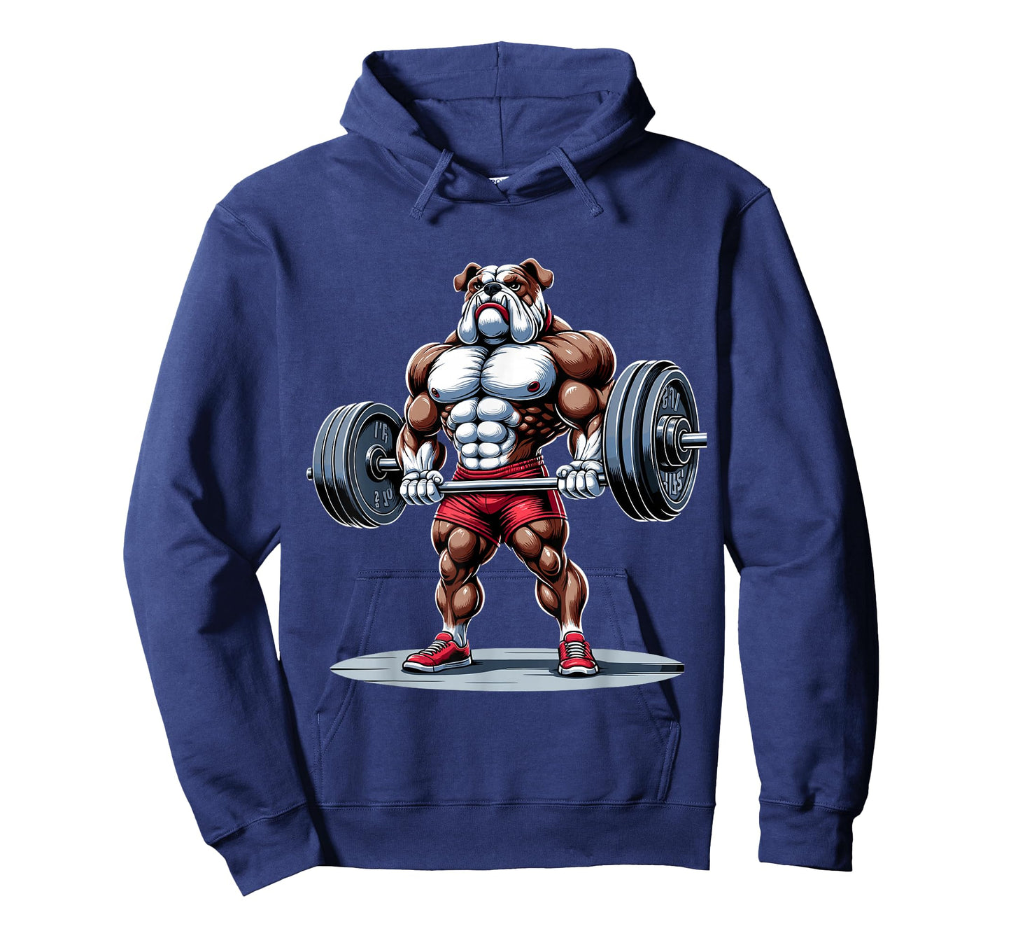 English Bulldog Muscular Gym Fitness Bodybuilding T-Shirt