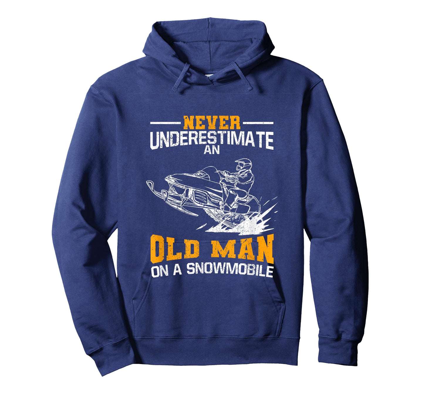 Never Underestimate An Old Man On A Snowmobile T-Shirt
