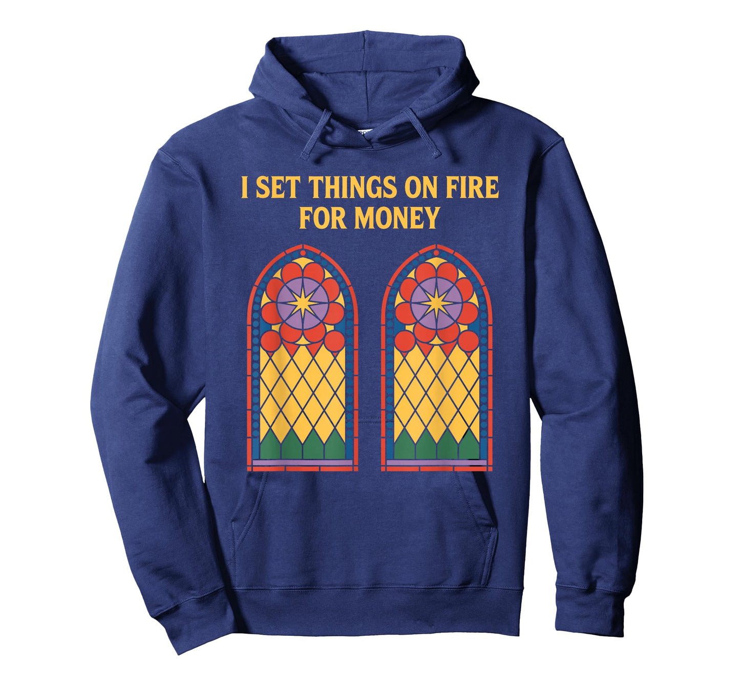 I Set Things On Fire for Money, Stained Glass Mosaic Art T-Shirt