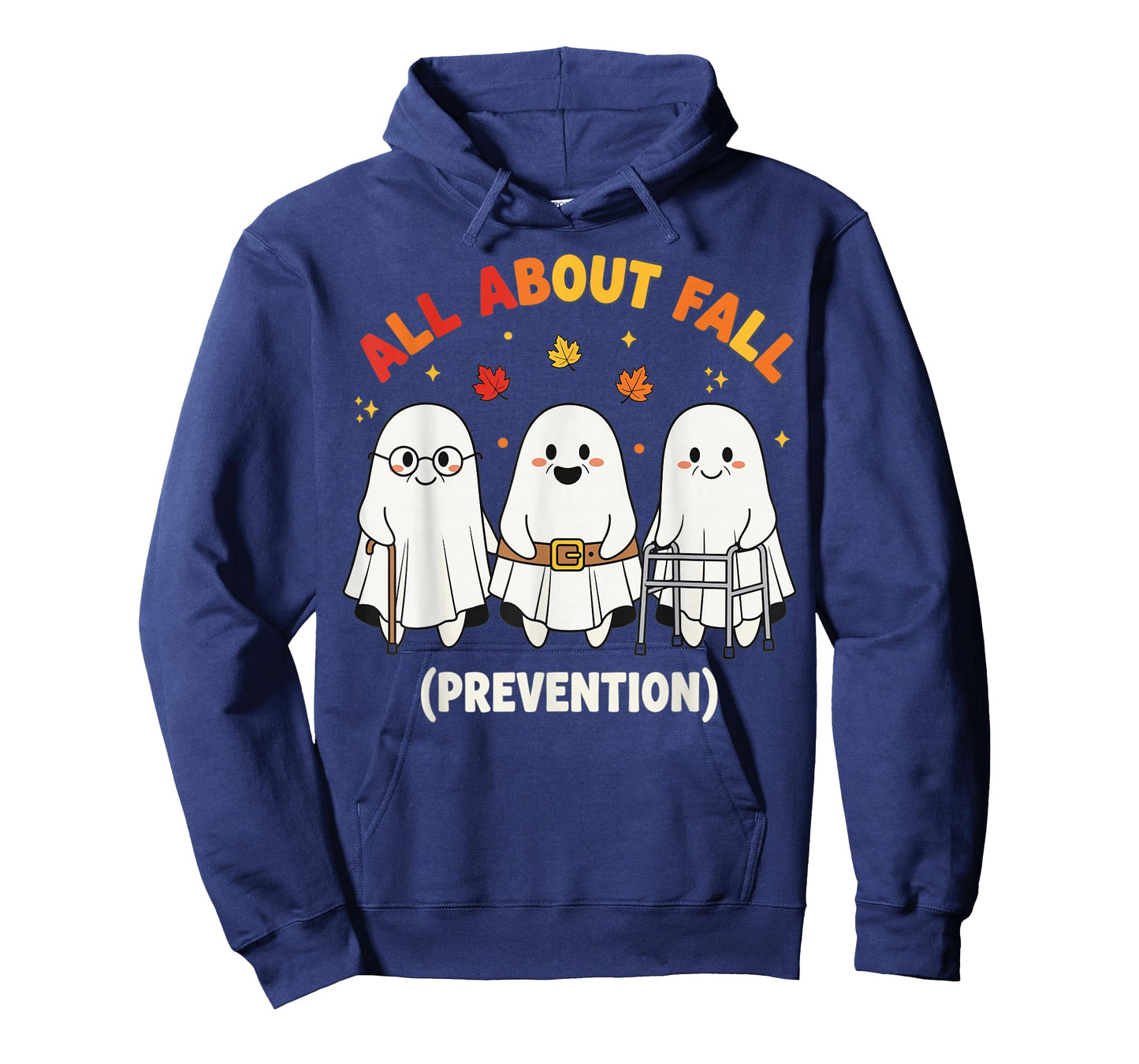 Fall Prevention Ghost Funny Halloween Elder Care T-Shirt