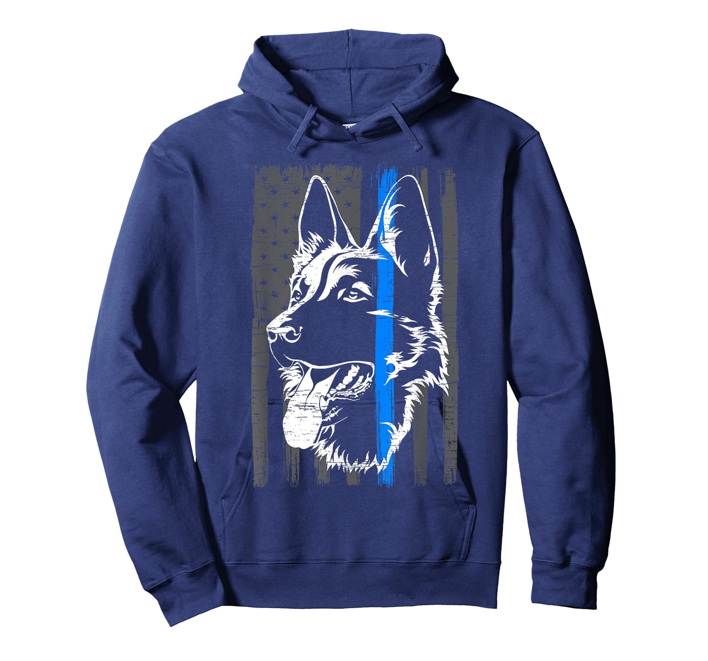 Thin Blue Line K9 Dog Law Enforcement Police Dog Policeman T-Shirt