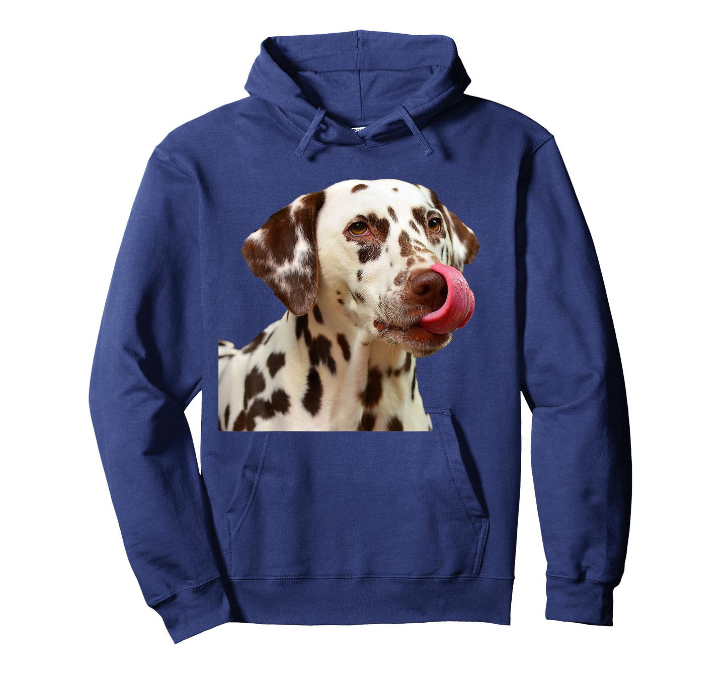 Dalmatian Tongue Licking Funny Cute Liver Color Spots T-Shirt