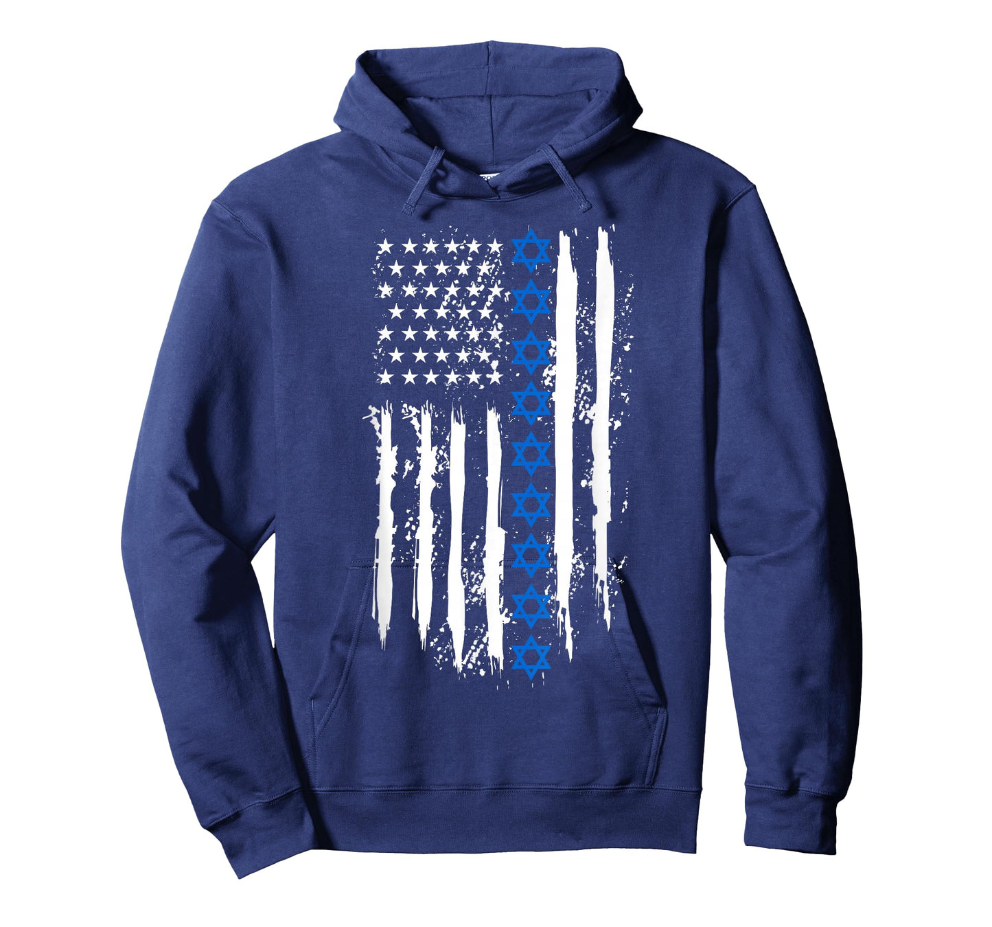 Israel Independence Star of David US American Flag Patriotic T-Shirt