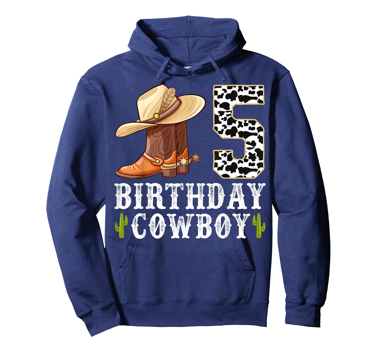 5th Birthday Cowboy Kid 5 Years Old Rodeo Lover Party T-Shirt