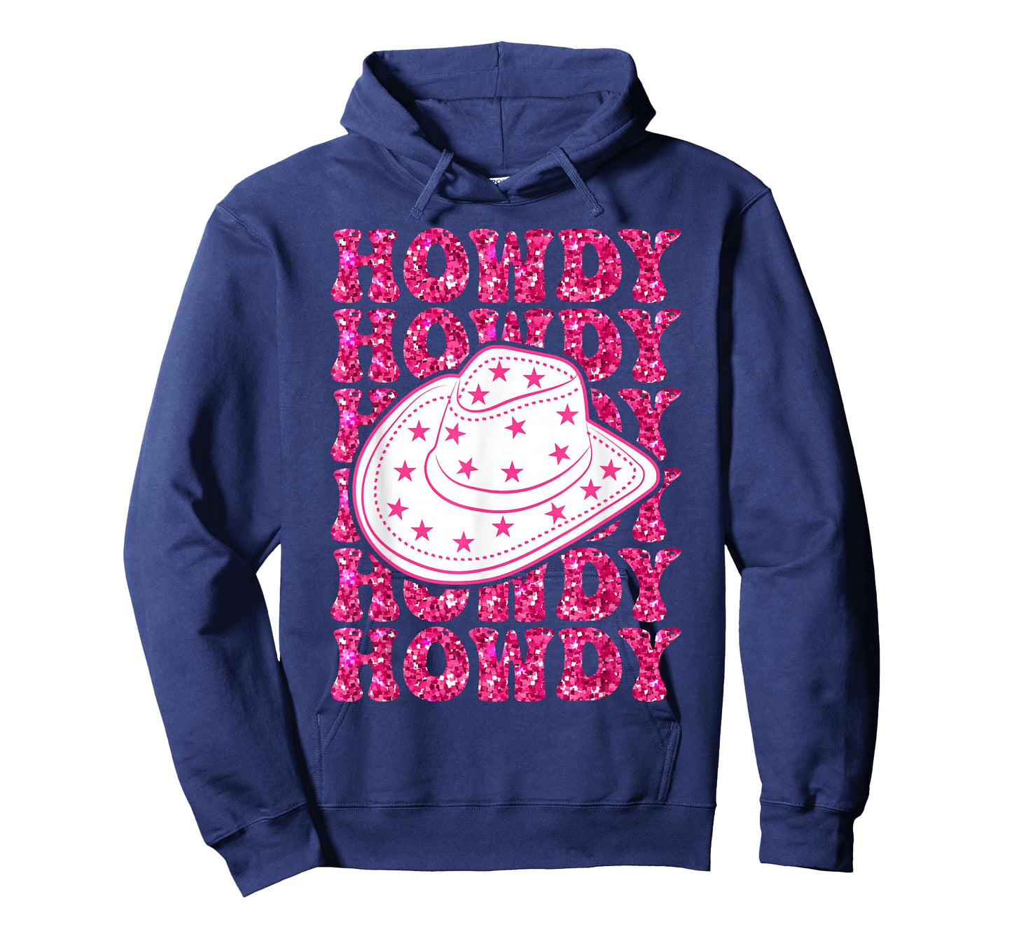 Howdy Southern Western Girl Country Rodeo Pink Cowgirl Women T-Shirt