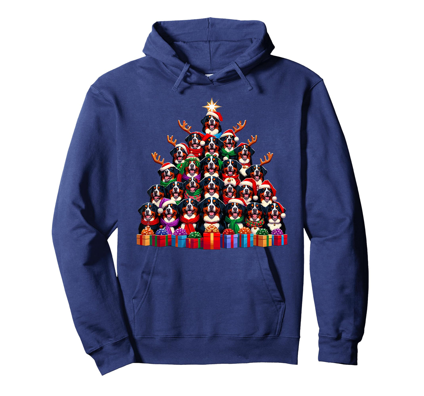Christmas Tree Bernese Mountain Dog Berner T-Shirt