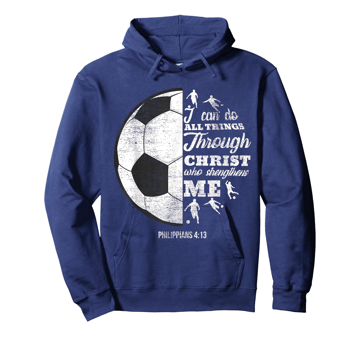 Christian Soccer Football Player Saying Gifts Men Women Kids T-Shirt
