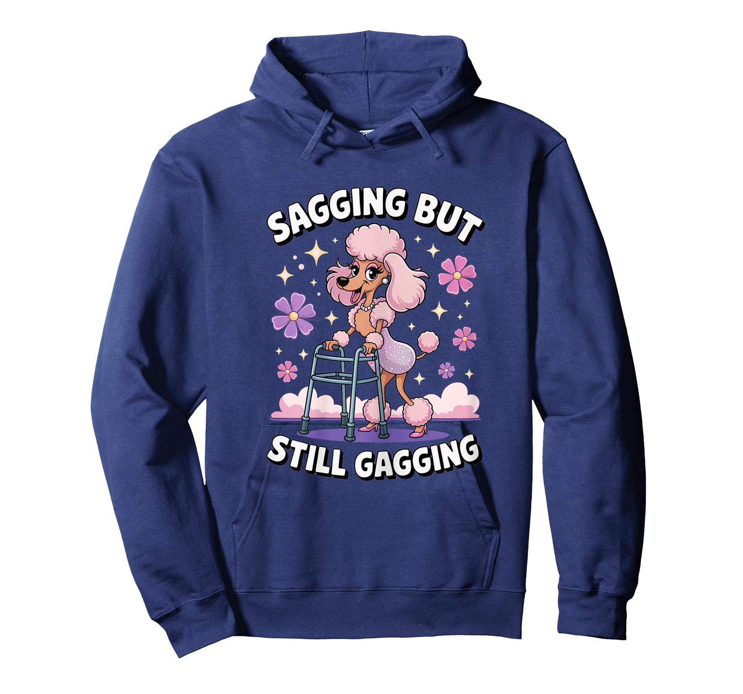 Sagging but Still Gagging Funny Dog Meme T-Shirt