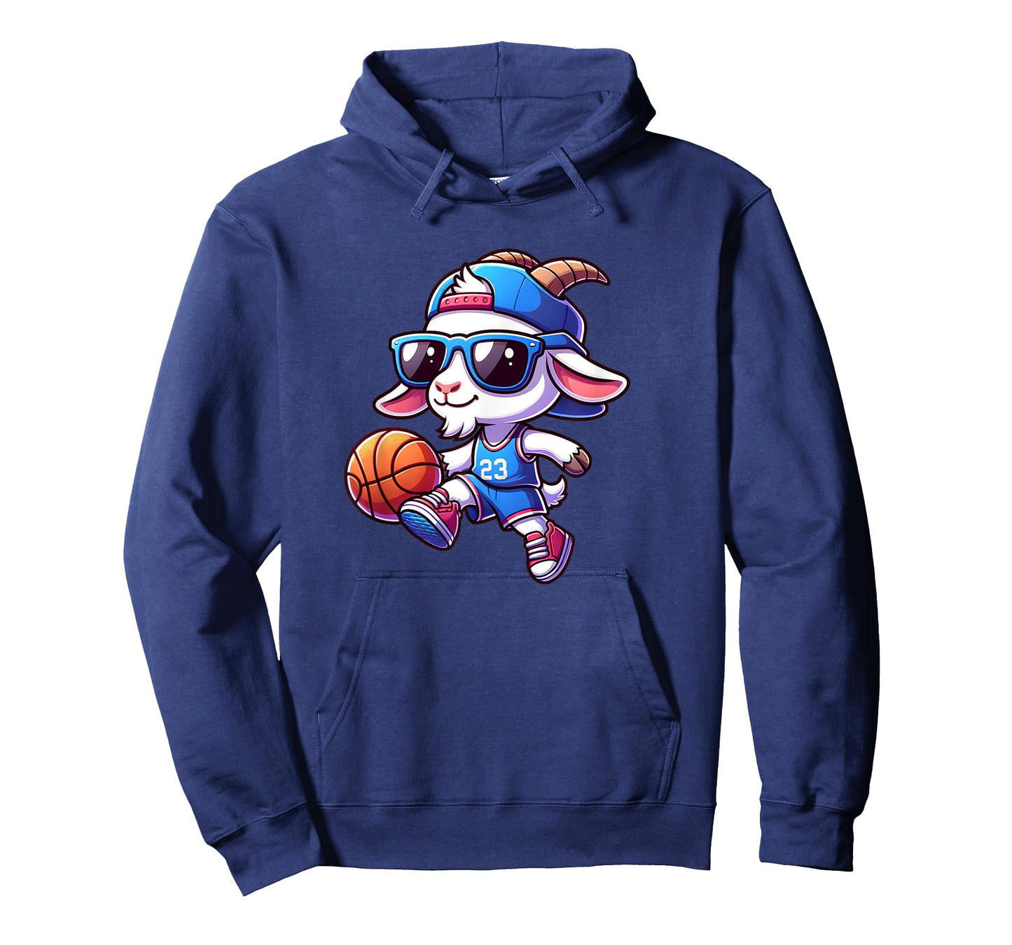 Goat Basketball Enthusiast Sport Team Fan T-Shirt