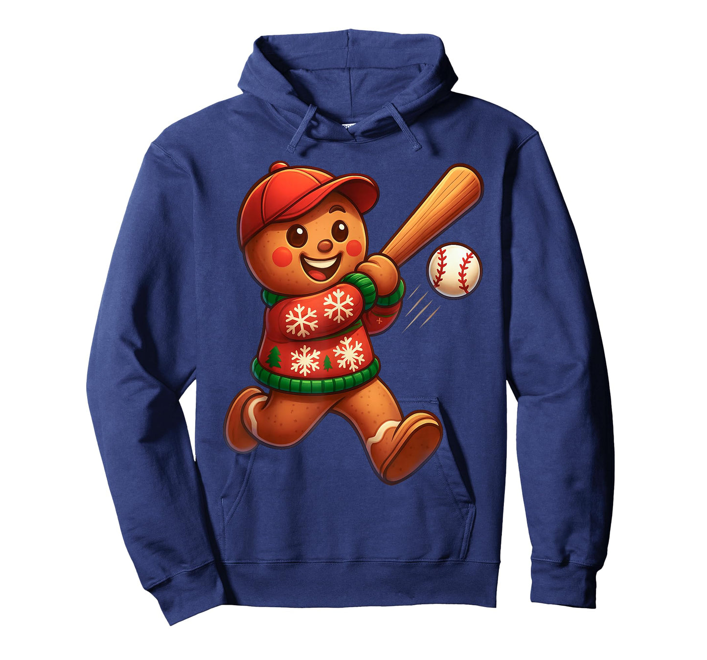 Christmas Gingerbread Baseball Lover Swing Men Women Kids T-Shirt