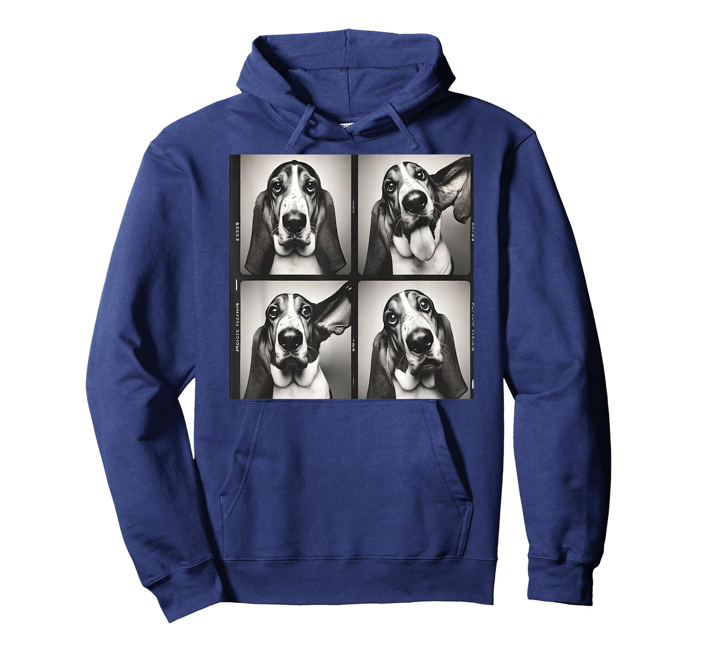 Retro Dog Basset Hound Photobooth Selfie Photostrip Dog Mom T-Shirt