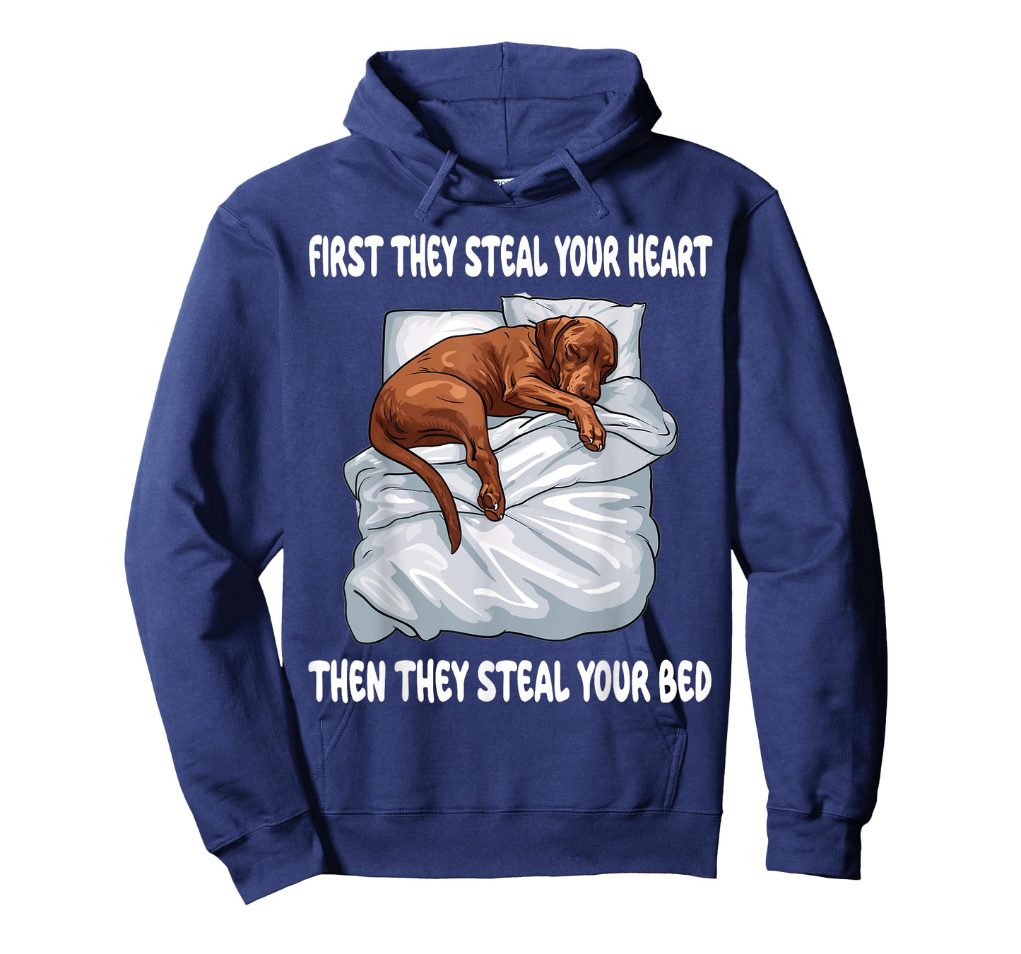 Vizsla Sleeping Pajamas Nightgown T-Shirt