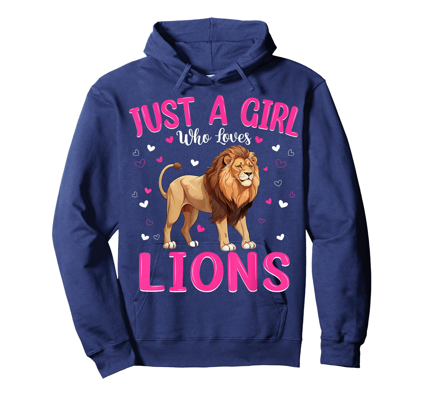Just A Girl Who Loves Lions Women Girls Cute Lion T-Shirt