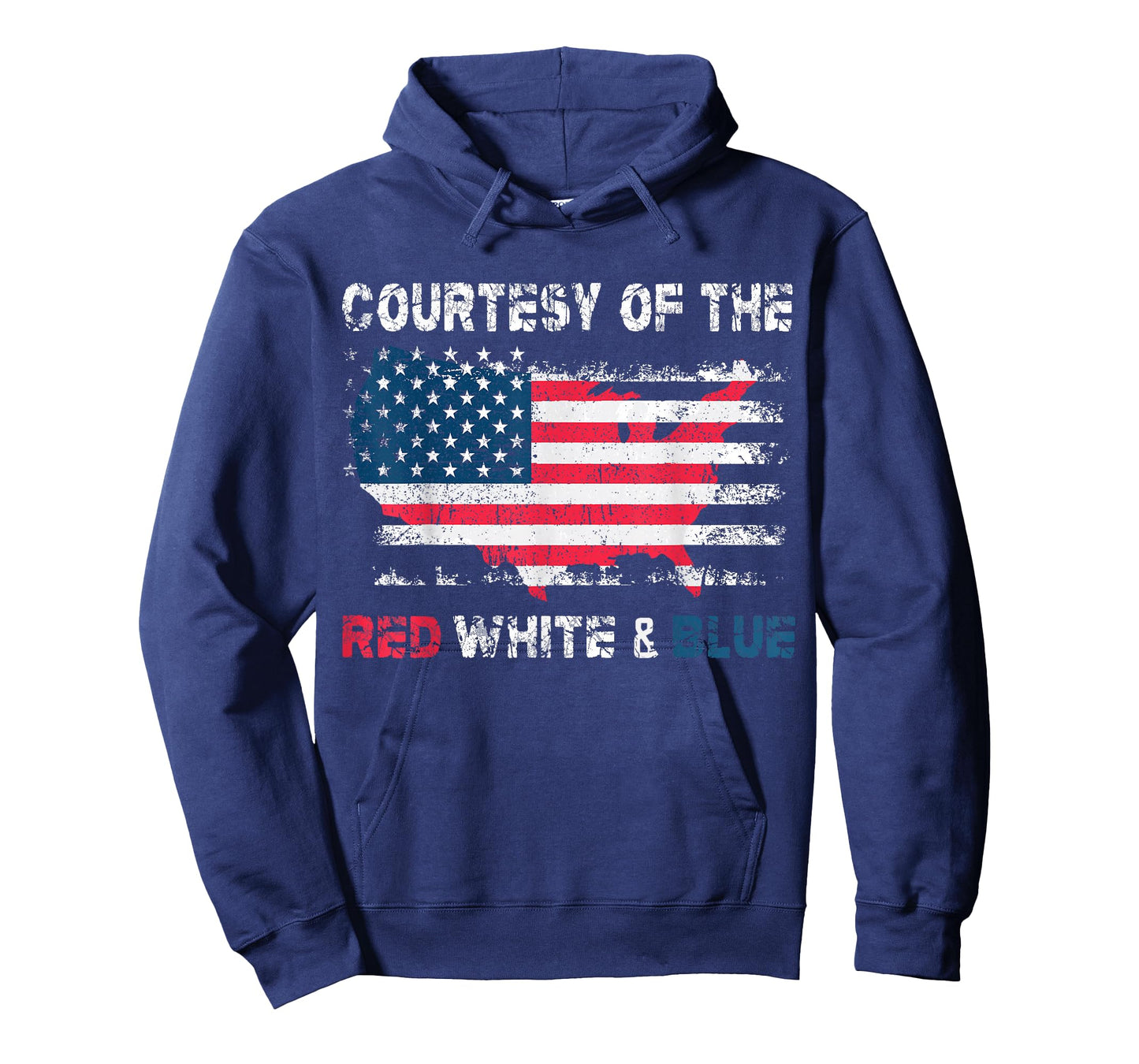 Courtesy of The Red White and Blue Vintage America US Flag T-Shirt