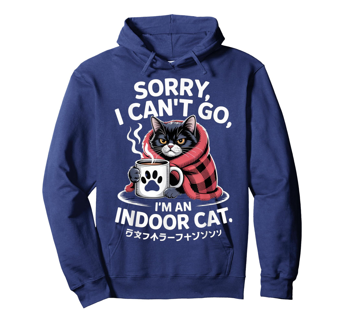 Sorry I Can't Go I'm an Indoor Cat for Cat Lovers Homebodies T-Shirt