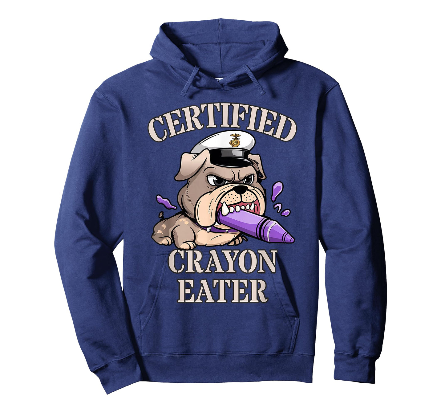 Boys Military CERTIFIED CRAYON EATER Proud Brother Corps T-Shirt