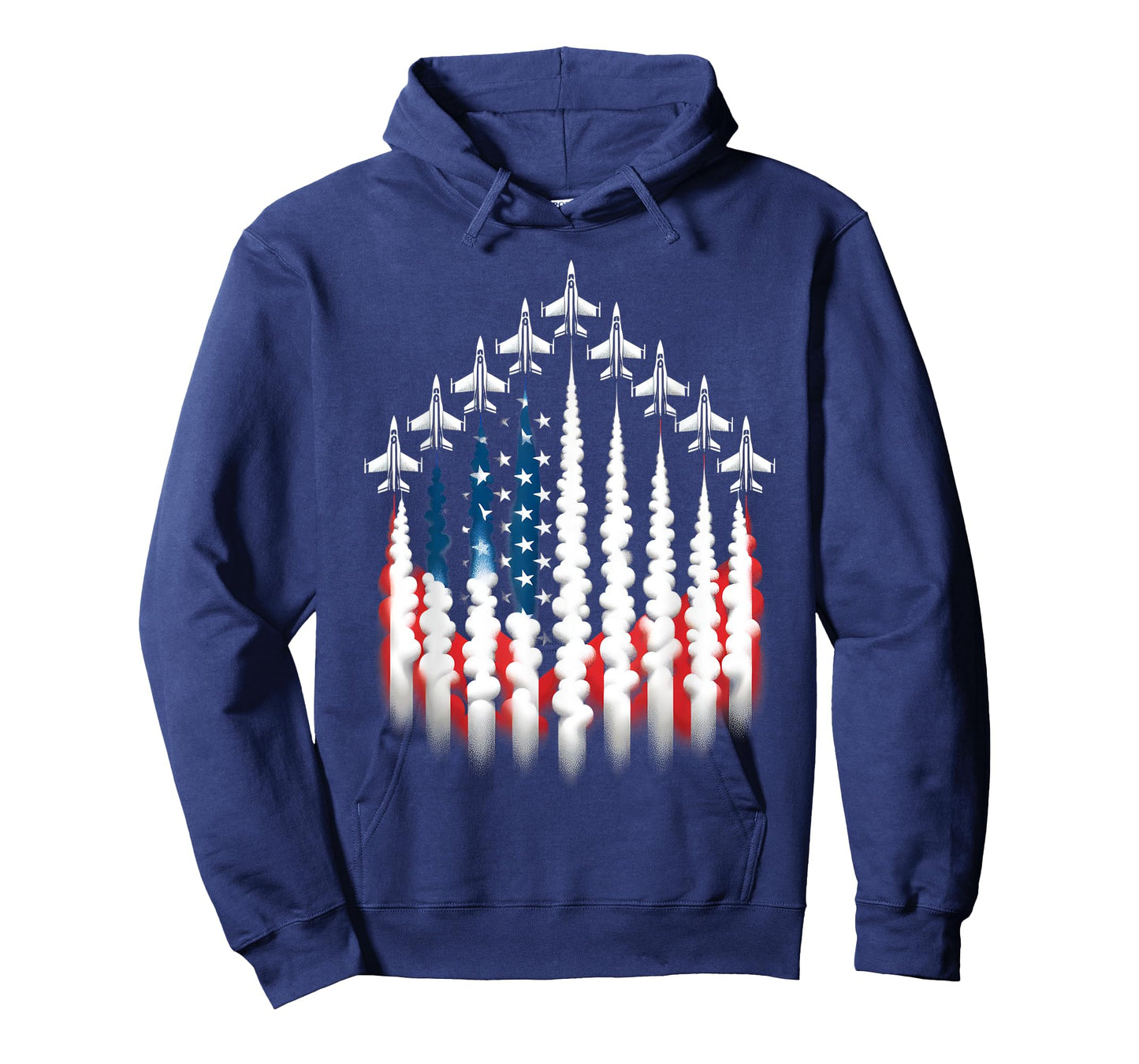 American Patriotic Fighter Jets USA Flag Waving 4th of July Men T-Shirt