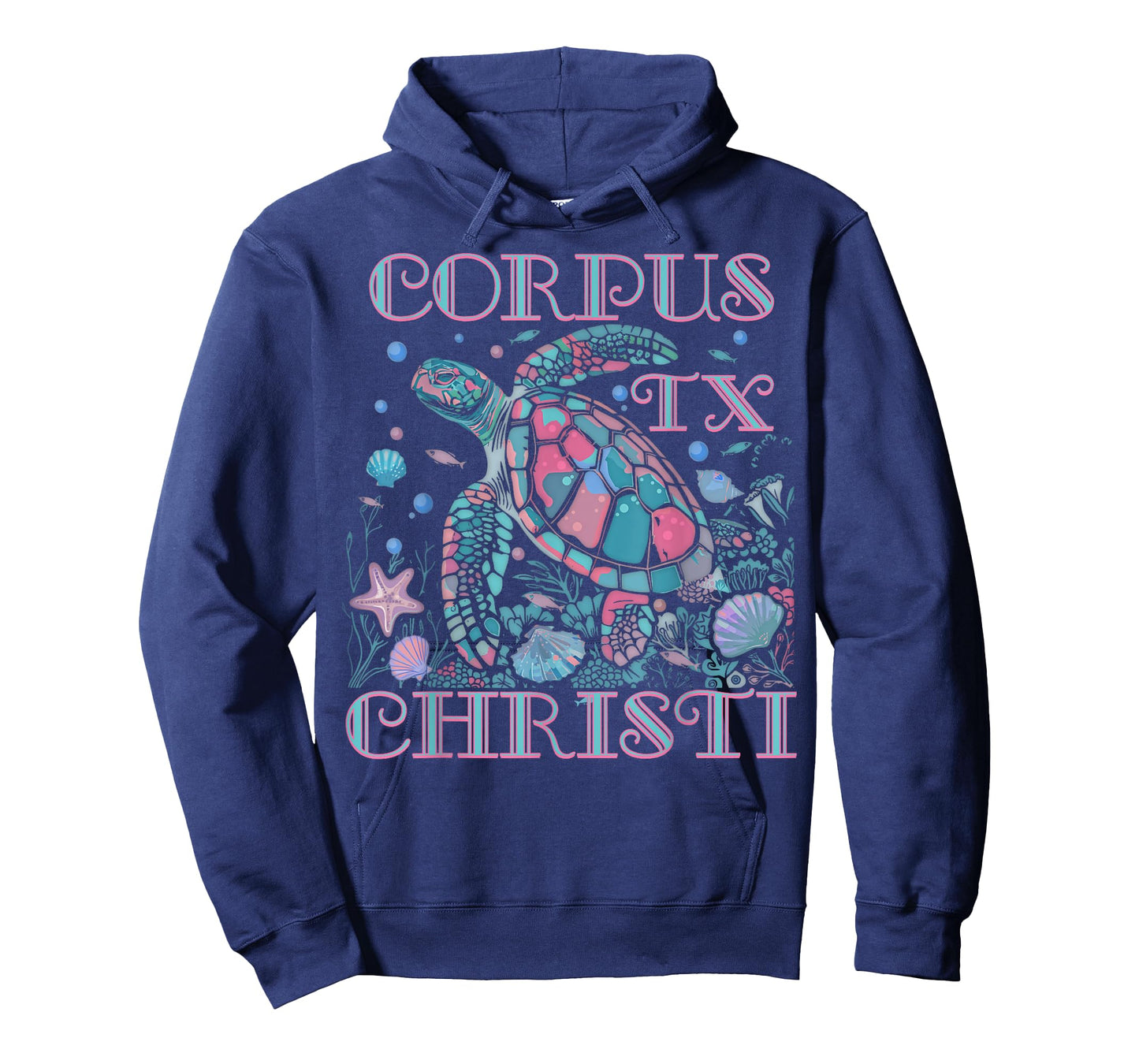 CORPUS CHRISTI TX TURTLE LOVER COLORFUL BEACH SOUVENIR T-Shirt