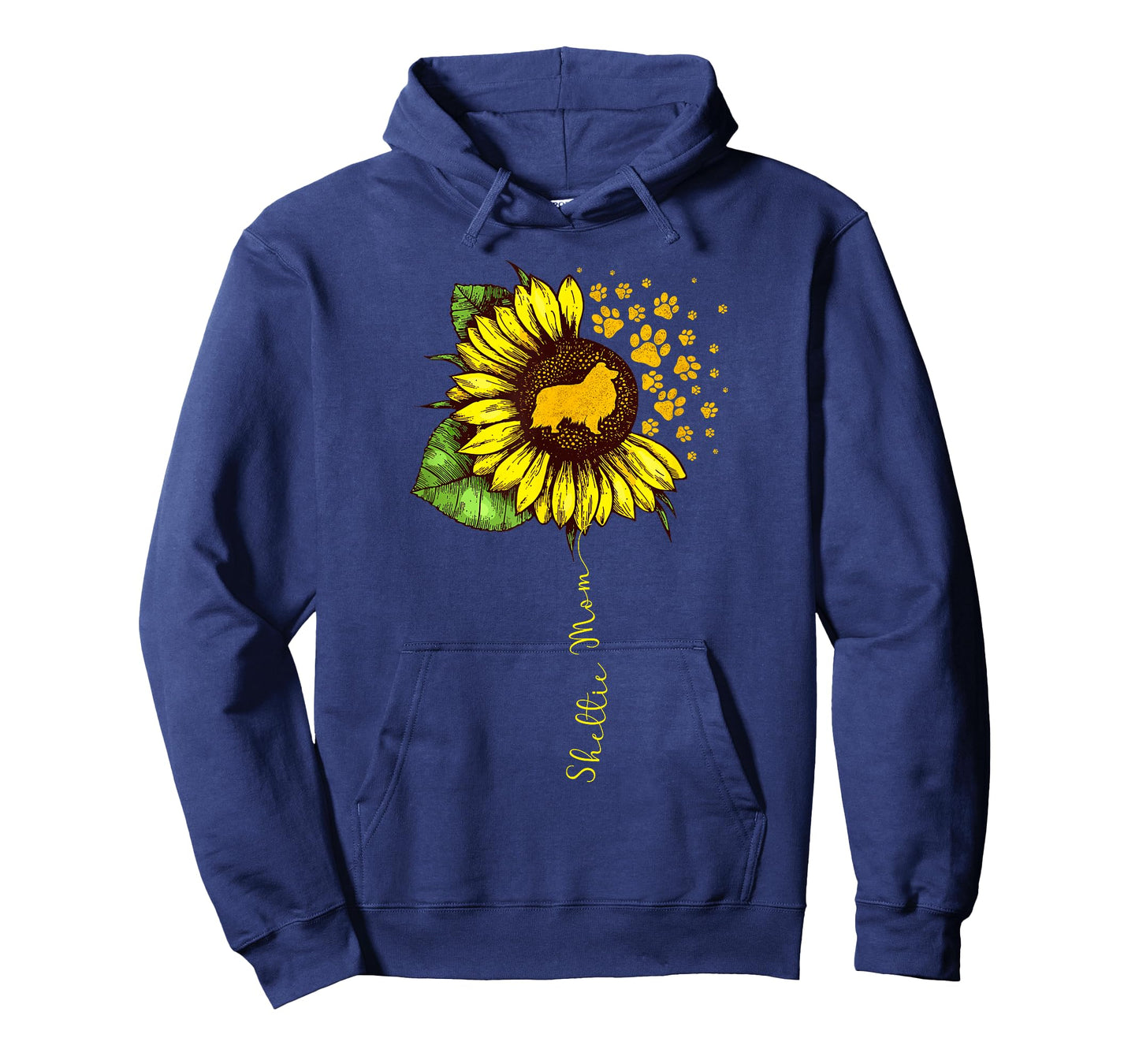 Funny Sheltie Mom Sunflower Mother's Day Sheltie Dog Lover T-Shirt