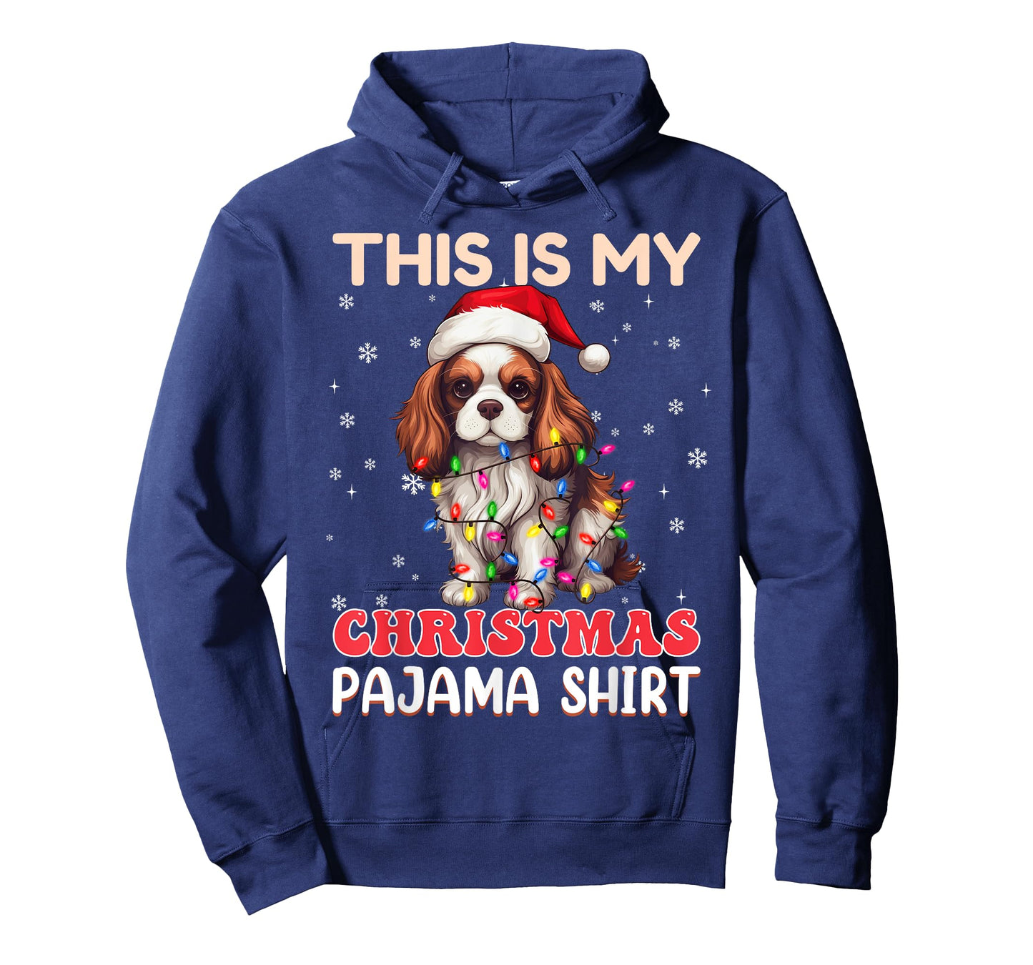 My Christmas Pajama Cavalier King Charles Spaniel Dog T-Shirt for Men Women Kids