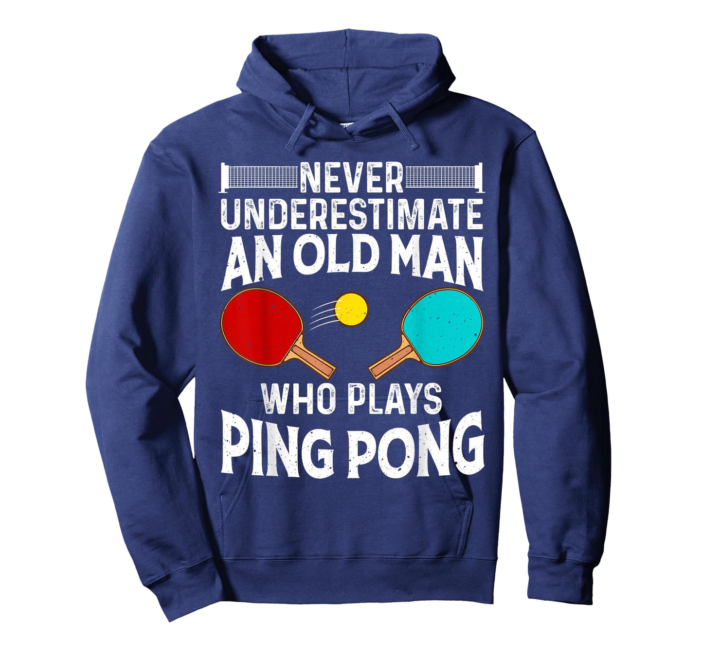 Funny Ping Pong Design Men Dad Grandpa Table Tennis Player T-Shirt