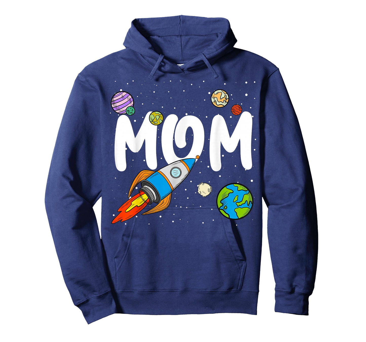 Mom of The Birthday Boy Rocket Space Outfit T-Shirt