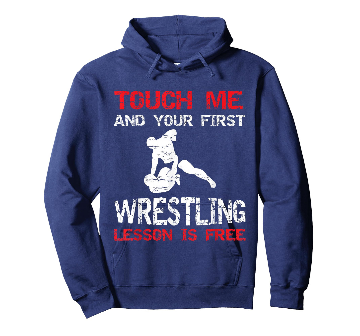 Funny Wrestling T-Shirt First Lesson Is Free Wrestler Gift T-Shirt